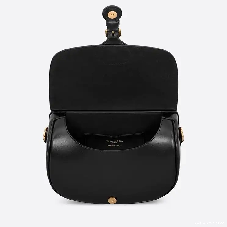 Cheap Black Medium Bag Bobby Dior Box Calfskin 0501 Luxury